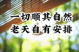 一切顺其自然，老天自有安排视频封面