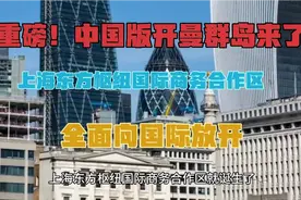 重磅！再造一个大陆开曼——上海东方枢纽国际商务合作区全面放开视频封面