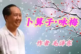 名家名作毛泽东诗词《卜算子·咏梅》视频封面