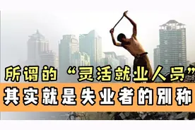 “灵活就业人员”其实就是“失业者”的雅称视频封面