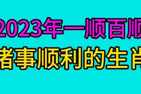 2023年一顺百顺诸事顺利的生肖，你知道是谁吗？快来看看吧视频封面