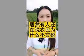 居然有人还在说农民为什么不交税？视频封面