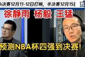 徐静雨、杨毅预测NBA杯排名，四强到决赛！#徐静雨#NBA#勇士视频封面