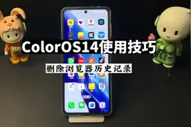 ColorOS14使用技巧分享：如何在浏览器中删除历史浏览记录？视频封面