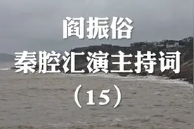 秦腔演出现场阎振俗丑角大师主持的秦腔汇演主持词15请大家欣赏视频封面