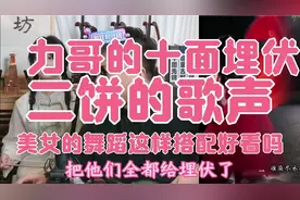 力哥激情演奏《十面埋伏》，二饼的歌声，美女伴舞这样搭配好看吗视频封面
