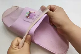 穿旧的丝袜别扔，套在拖鞋上，作用真厉害，解决了家家户户的烦恼视频封面