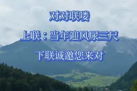 对对联喽  上联：当年迎风尿三尺  下联诚邀您来对视频封面