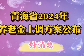 好消息！青海省2024年退休人员基本养老金上调方案公布！视频封面