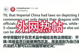外国网友居然也知道中国五爪龙，四爪龙的区别