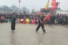 传统武术表演，舞动天地间菏泽梅花拳器械对练表演视频封面