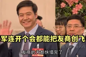 雷军连开个会都能把友商创飞，友商：够了我心疼我自己视频封面