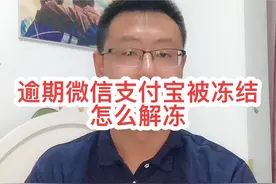 逾期微信支付宝被冻结，怎么解冻#经验分享 #负债前行 #逾期视频封面
