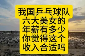 我国乒乓球队六大美女的年薪有多少，来看看这个收入你觉得合适吗视频封面
