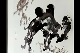 刘炳奎书写著名书画家丁二兵先生的《画驼》诗视频封面