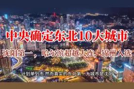 中央确定东北10大城市：沈阳第一 ，哈尔滨超越大连，锦州入选视频封面