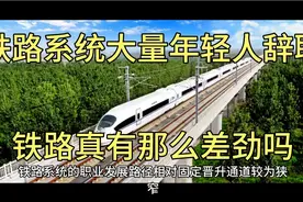 铁路系统是每年都有大量年轻人辞职吗？铁路这样的工作太难了。视频封面