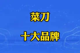 我国十大菜刀品牌排名，看看你家有在用吗？视频封面