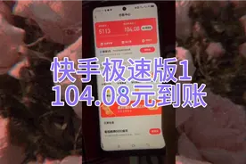 快手极速版1
104.08元到账视频封面