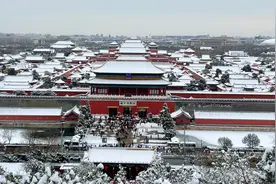 2月21号，北京景山山顶俯瞰故宫雪景，太美了视频封面