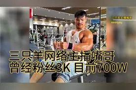 三只羊网络嘴哥，曾经粉丝3K，目标1W，现在实际粉丝700W视频封面