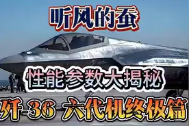 听风的蚕 ：性能参数大揭秘，歼36六代机终极篇。视频封面