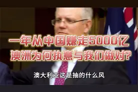 一年从中国赚走5000亿，澳洲为何执意与金主唱反调？视频封面