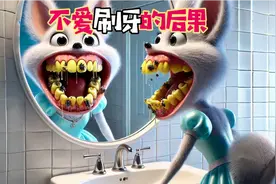 儿童睡前故事《不爱刷牙的后果》儿童故事 3-6岁儿童绘本故事视频封面
