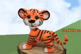 小老虎的编织图解分享 视频中附加完整的图解 愿朋友们编织愉快