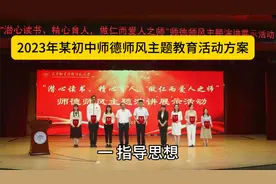 223年某初中师德师风主题教育活动方案视频封面