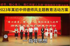 223年某初中师德师风主题教育活动方案视频封面