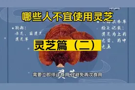 哪些人不宜使用灵芝！视频封面