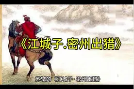 诗词赏析之《江城子.密州出猎》视频封面
