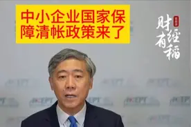 中小企业国家保障清帐政策来了视频封面