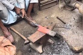 白沙瓦手工锻刀仙人，一体锻制视频封面