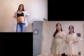 孕肚➕宫缩程度➕宫缩视频封面