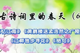 4首描写春天的经典古诗词，看看诗人笔下的春天究竟是什么样子？视频封面