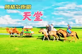 《天堂》是腾格尔创作演唱的歌曲，获第七届全球华语音乐榜金曲。视频封面