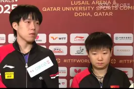 赛后采访！王楚钦生气回应巴黎断拍和多哈球拍开胶！表示质疑不满