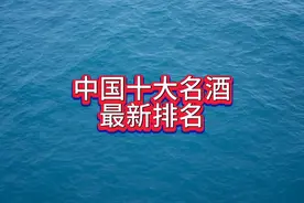 中国十大名酒最新排名，看看你熟悉吗视频封面