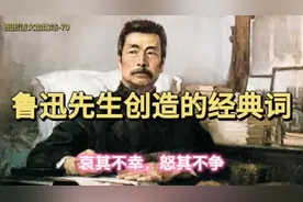 “哀其不幸，怒其不争”，鲁迅先生创造的经典词！视频封面