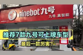 九号电动车可上牌的7款车，带ABS，还跑的远，最后一款堪称神车！