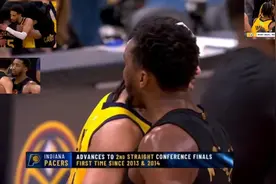 比赛结束！步行者114-105淘汰骑士(4-1) 哈利31+6+8米切尔35+9+4视频封面