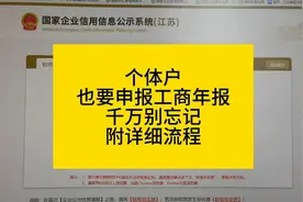 个体户工商年报申报详细流程视频封面