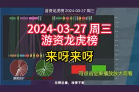 2024-03-27 周三游资龙虎榜