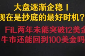 大饼逐渐企稳！牛市Fil还能回到100吗？视频封面
