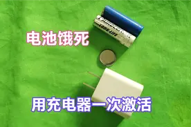 电池饿死不要再花钱换新的，学会这种方法，一次就能成功激活充电