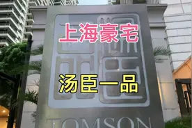 实拍顶级豪宅上海汤臣一品，大门口的布置很豪气！里面保安很多。