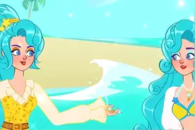 我在发现了一条美人鱼，奇怪的是她居然跟我长得一模一样