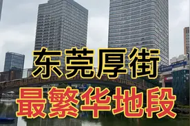 东莞厚街镇最繁华的地方，有万达广场，有别墅区